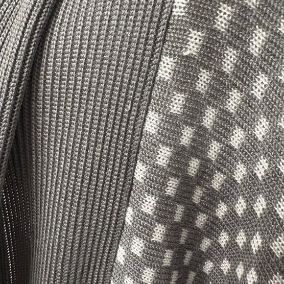 Ashley Stewart Gray & White Open Front Cardigan Sweater Womens Size 18/20 - Picture 10 of 10